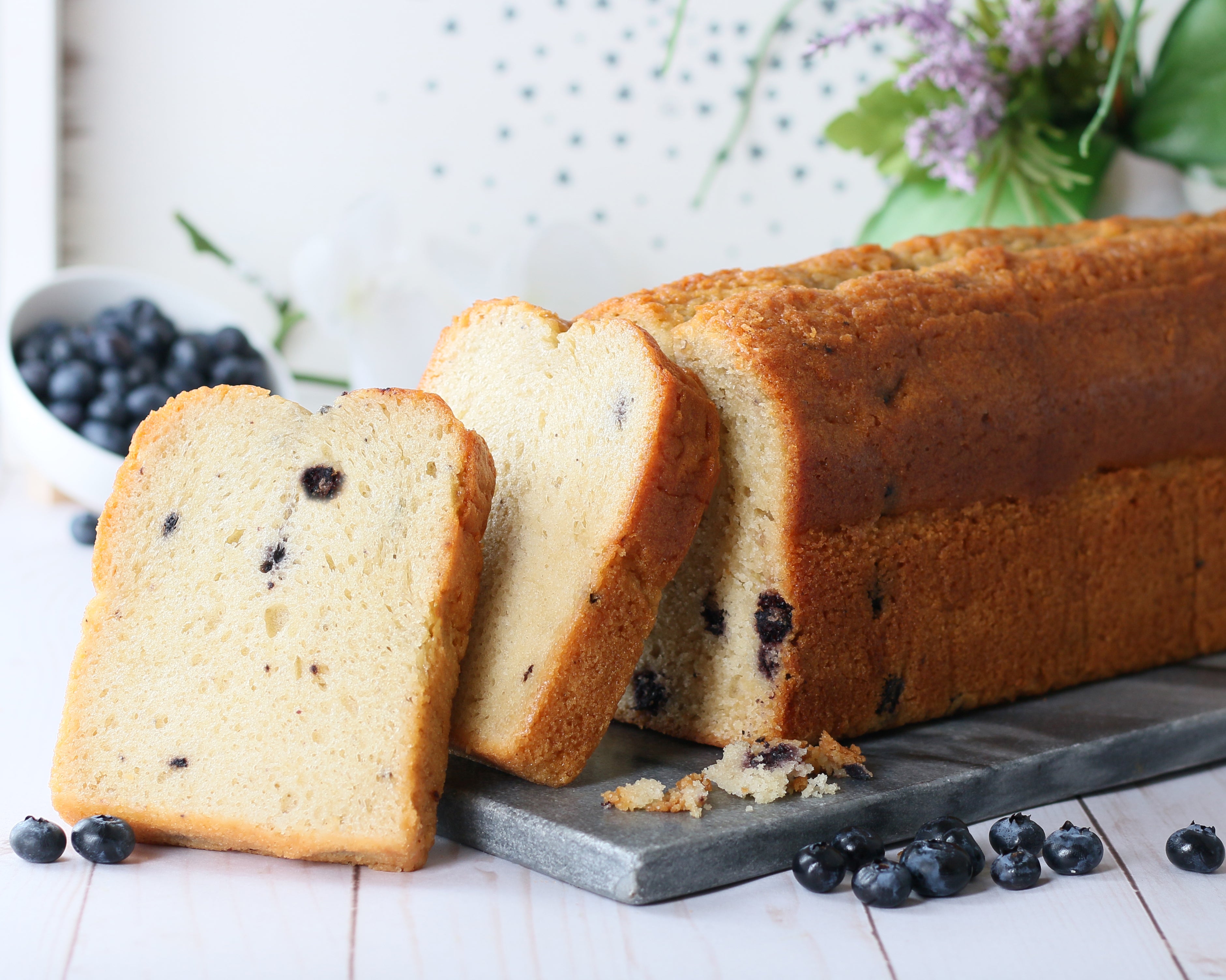 Blueberry Pound Cake