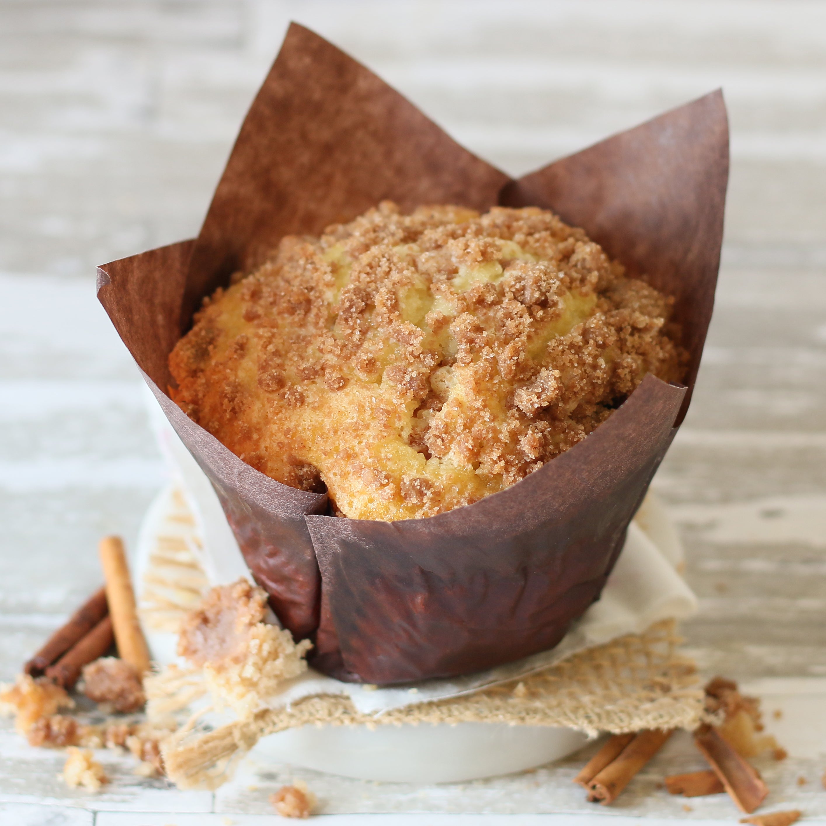 Cinnamon Crumb Muffin