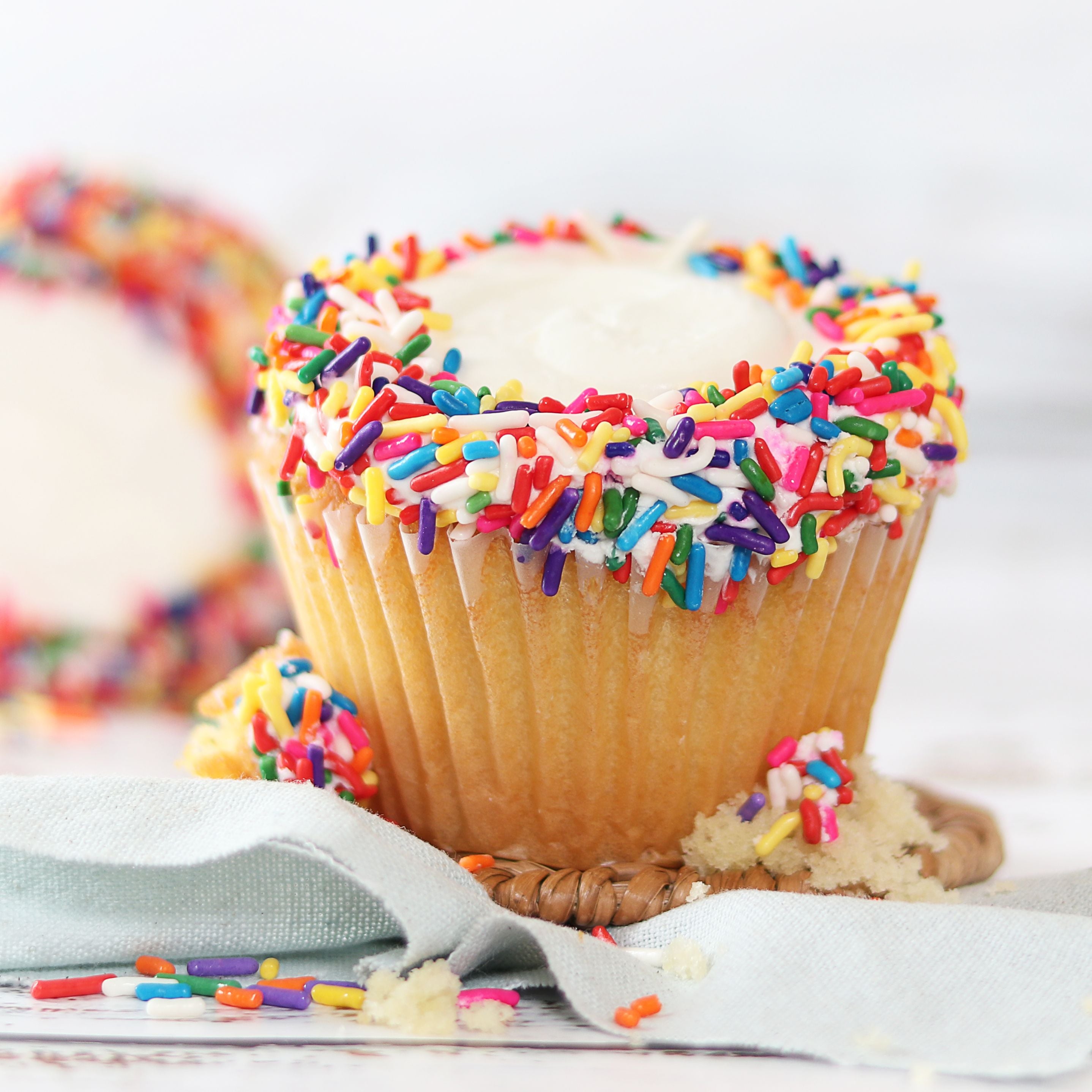 Cupcake Rainbow Sprinkle