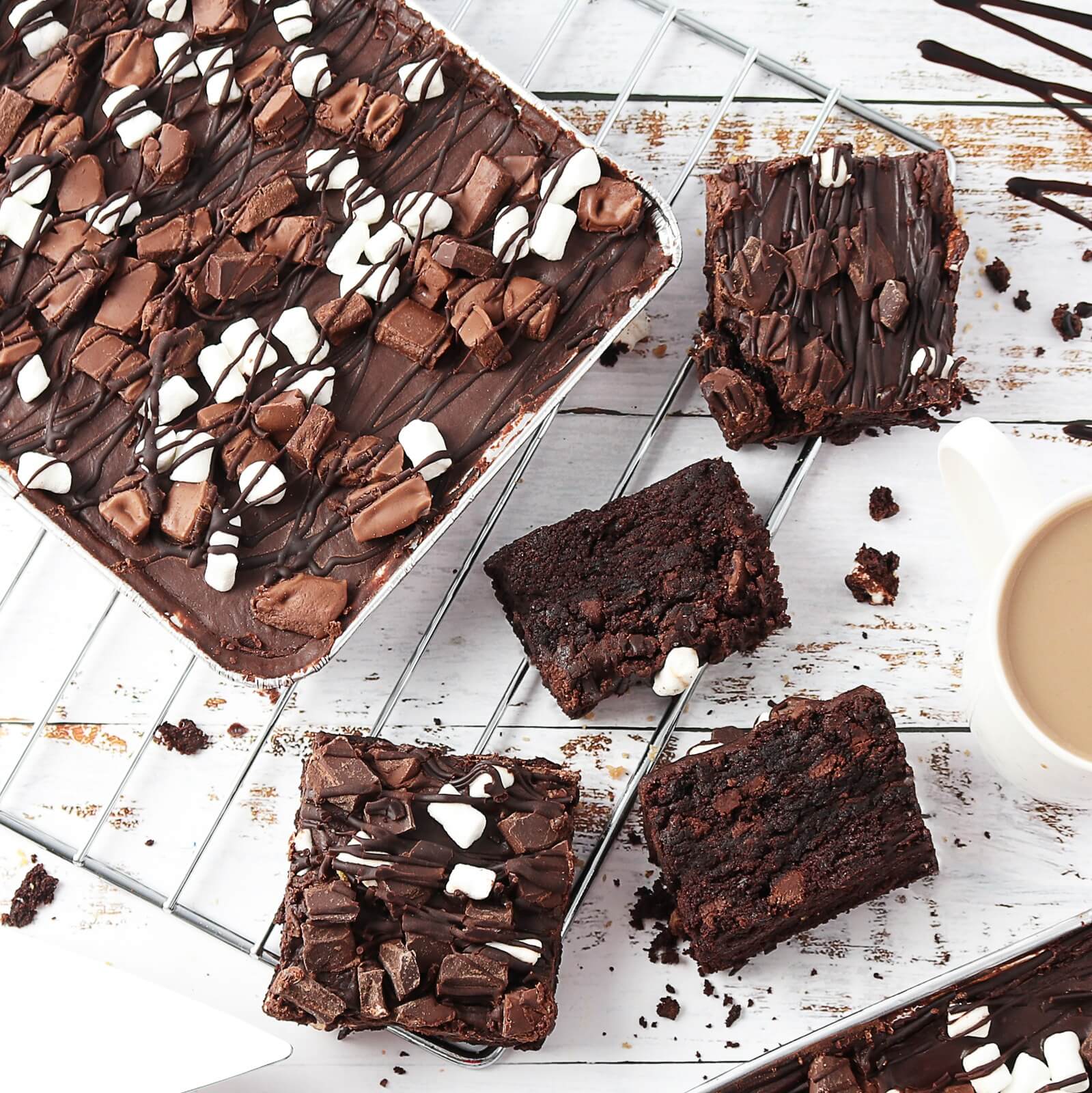Brownie Rocky Road 8x8