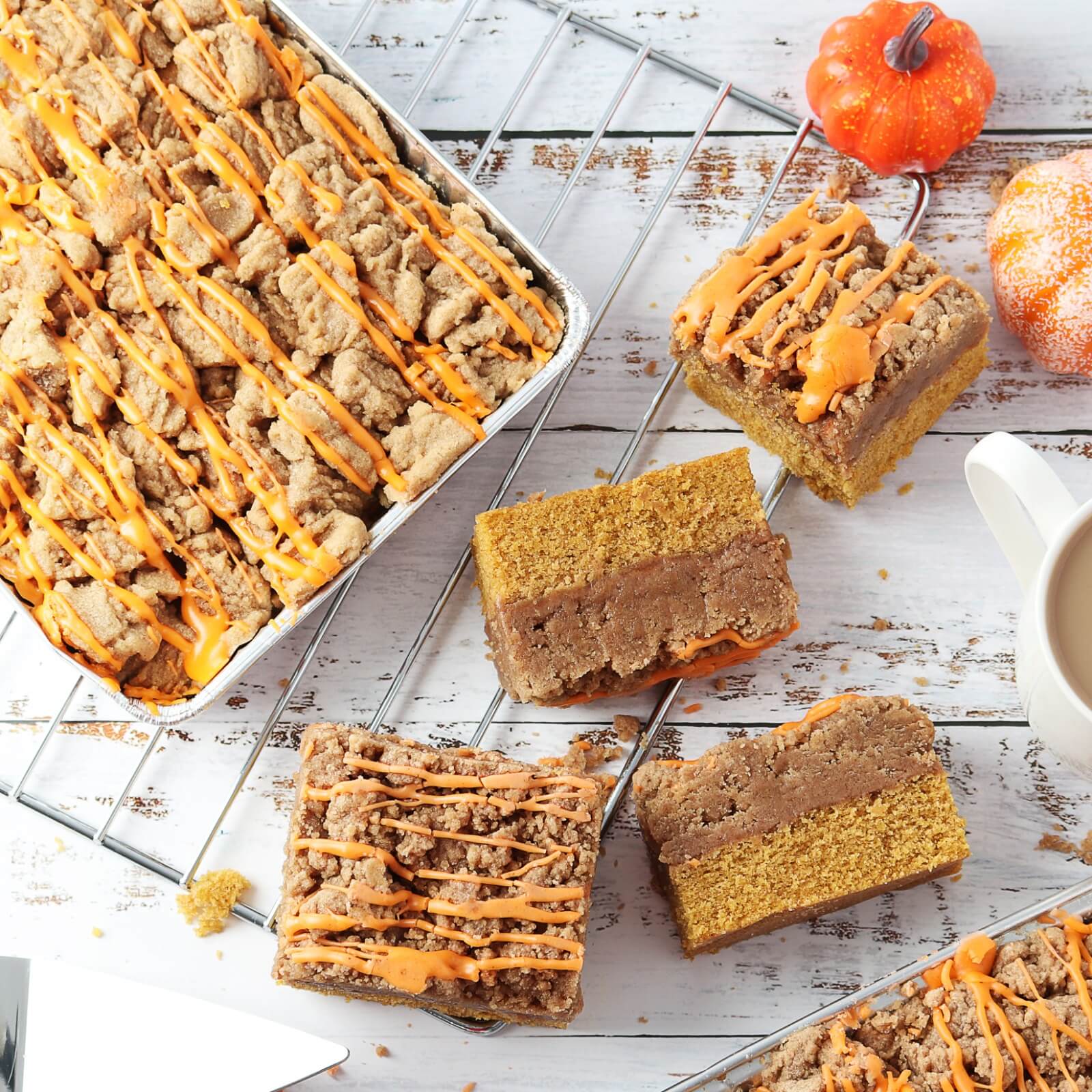 Pumpkin Crumb Cake 8x8